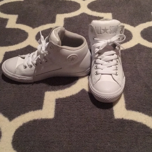 converse white leather size 6